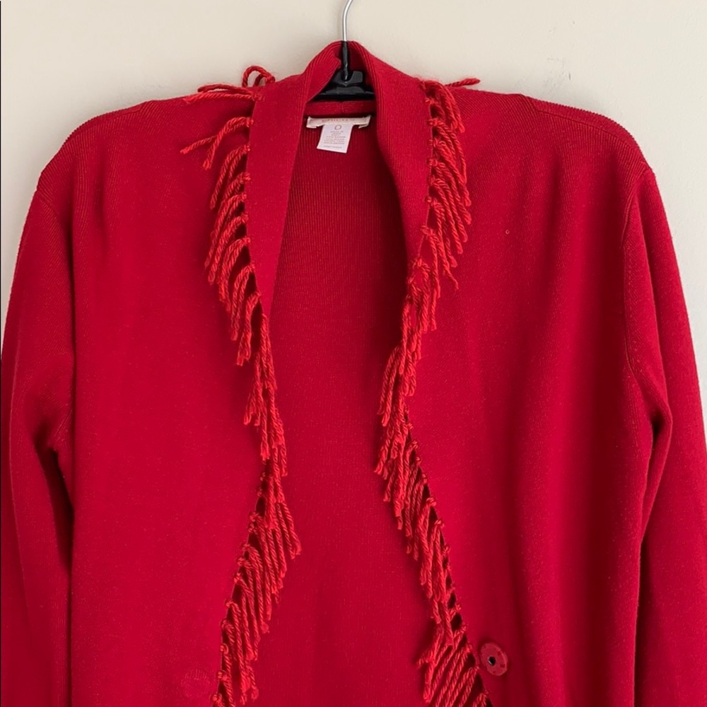 Red sweater size 4 - Picture 3 of 9